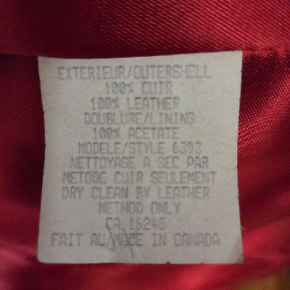 Red Leather Jacket - Picture 4 of 4